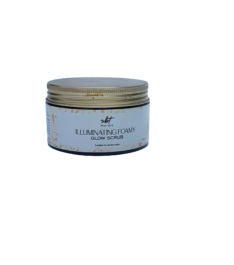 Illuminating glow scrub 